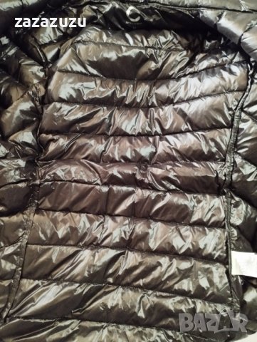 Олекотена пухенка черна, снимка 4 - Якета - 38173588