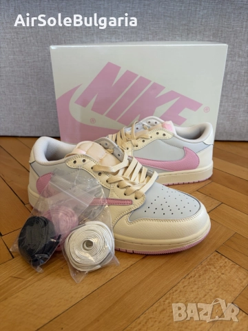 Jordan 1 x Travis Scott Shy Pink Size EUR 41/ UK 7 Brand New With Box 📦 