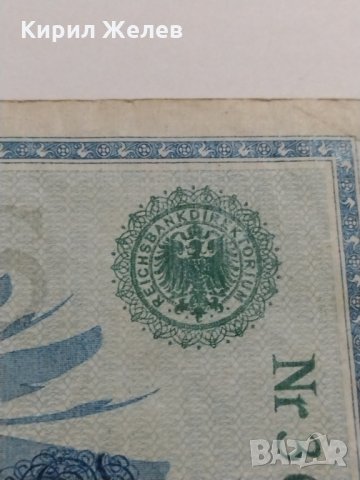 Райх банкнота - Германия - 100 марки / 1908 година- 17927, снимка 6 - Нумизматика и бонистика - 31030001