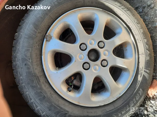 Комплект 4 броя оригинални лети джанти съз зимни гуми за Volvo S40 2001 2.0T, снимка 5 - Гуми и джанти - 55802209