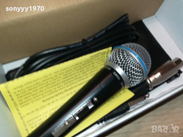 SHURE-КОМПЛЕКТ С КАБЕЛ И КОЖЕН КЕЙС 0911231715, снимка 8 - Микрофони - 42923114