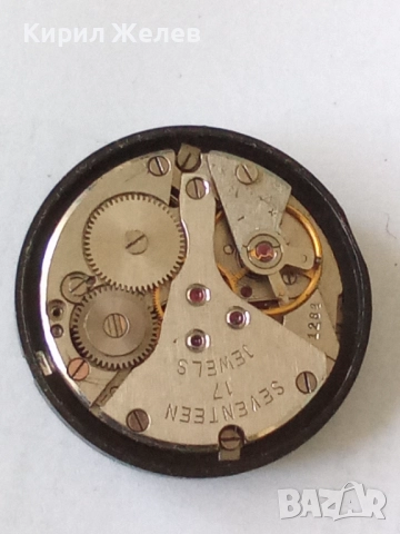 Механизъм с циферблат от стар ръчен часовник 52087, снимка 3 - Мъжки - 52253725