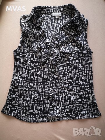 Нова официална офис блуза черно бяла S, снимка 5 - Ризи - 29325029