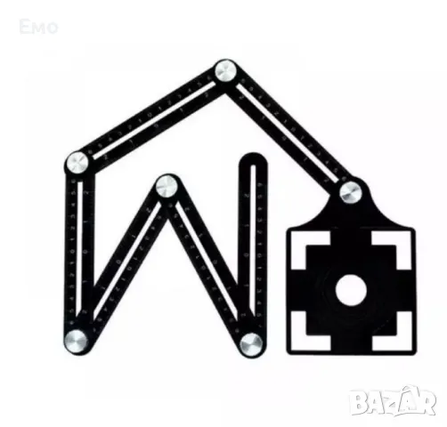 Измервателен инструмент с шест ъгъла и шаблон, снимка 10 - Други инструменти - 47912003