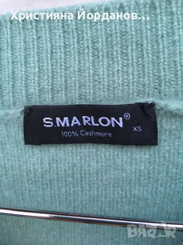 пуловер 100% плътен кашмир, ХС, снимка 5 - Блузи с дълъг ръкав и пуловери - 53078589