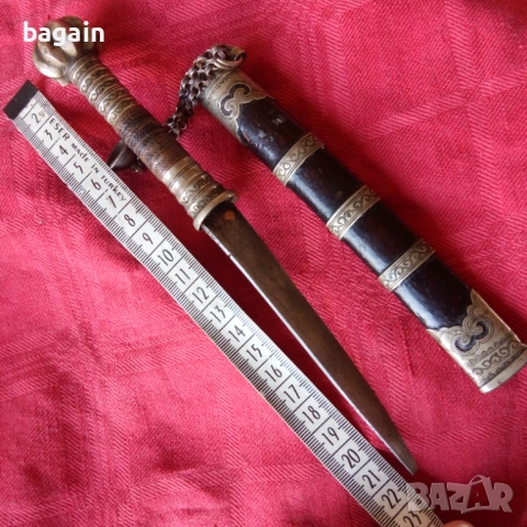 Нож, кама, ятаган, дха., снимка 7 - Антикварни и старинни предмети - 54331963