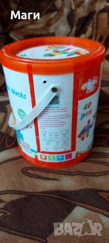 Детски дървен строител, снимка 2 - Конструктори - 38168767