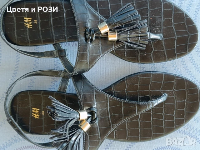 H&M сандали н38, снимка 2 - Сандали - 50946312