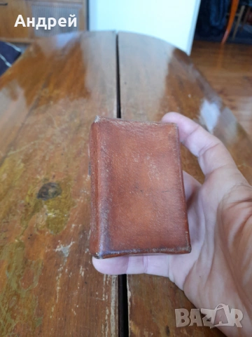 Стара кожена табакера за цигари,калъф #2, снимка 4 - Други ценни предмети - 53963999