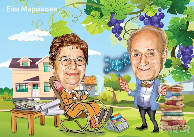 Карикатура / шарж, снимка 7 - Картини - 55960036