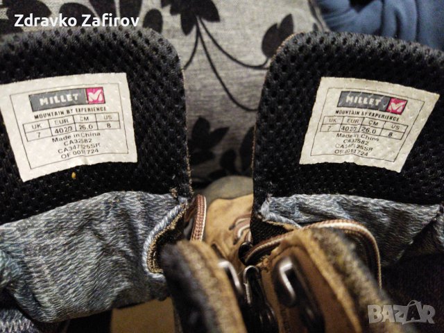 Високи обувки MILLET 40 номер, снимка 7 - Мъжки боти - 38892044