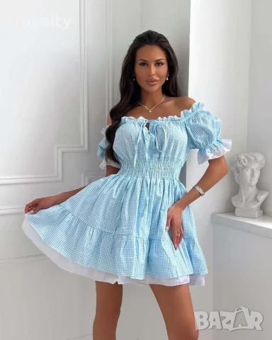 Дамски рокли Два цвята , снимка 2 - Рокли - 51223651