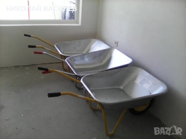 Градинска     количка   -  с   гума - Като  нова    ., снимка 4 - Разсади - 49214097