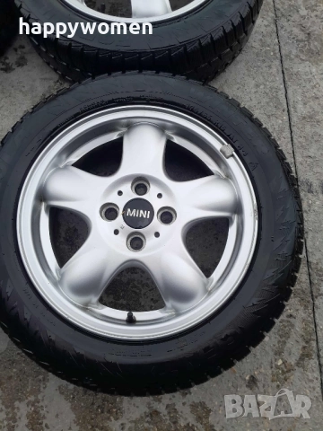 Джанти със зимни гуми 4х115 15" Мини Купър , снимка 2 - Гуми и джанти - 51990995