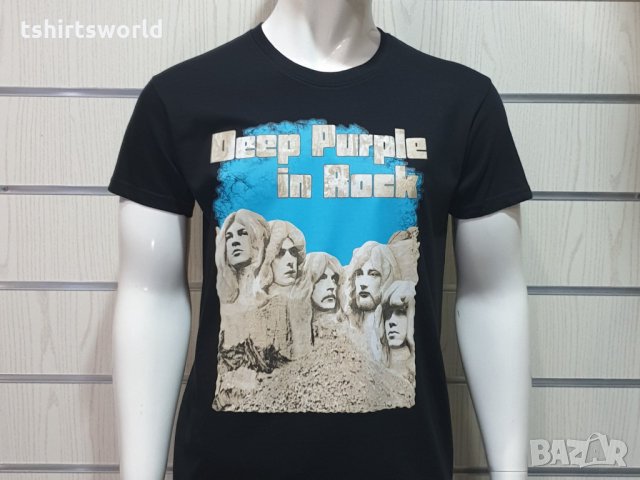 Нова мъжка тениска с трансферен печат на музикалната група Deep Purple - Deep Purple in Rock, снимка 7 - Тениски - 27823797