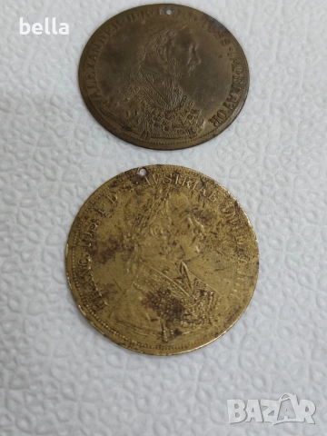 2 Месингови пендара за накит ,различни голям размер, снимка 2 - Антикварни и старинни предмети - 54274855