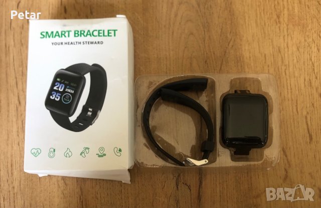 Smart Watch + Смарт Силиконова каишка + Зарядно, снимка 10 - Смарт гривни - 42165494