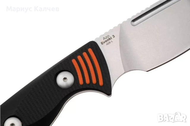 Нож Kizer Evenki 3 AEB-L G10 фиксирано острие + кания от кайдекс, снимка 8 - Ножове - 52990133