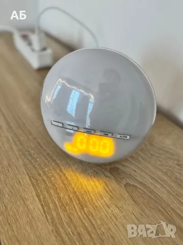 LED лампа, имитираща слънцето/часовник/будилник, снимка 4 - Лед осветление - 48210775