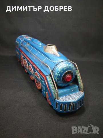 СТАРА РЕТРО СОЦ ЛАМАРИНЕНА ИГРАЧКА ЛОКОМОТИВ CHINA, снимка 5 - Антикварни и старинни предмети - 40788496