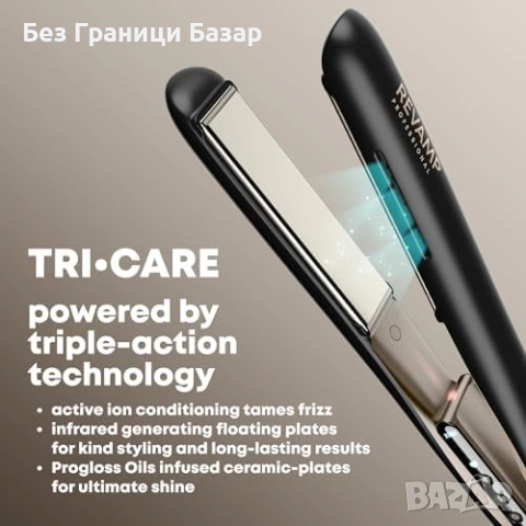 Нова Професионална преса за коса REVAMP Progloss йони и керамика за жени прическа, снимка 2 - Преси за коса - 54106232