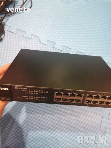 Zyxel ES1100-16P 16 портов превключвател 10/100 Mbps, снимка 4 - Друга електроника - 38030495