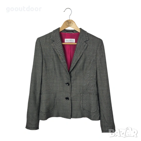Vintage Max Mara дамско сако вълна и коприна (42)