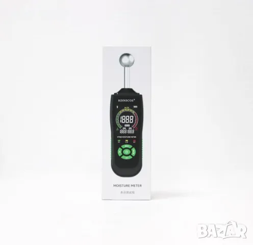 Влагомер Стена RDINSCOS Влагомер Зидария Влагомер Стена за стени Дърво cm метър Замазка Бетон Гипс С, снимка 4 - Друга електроника - 48853448