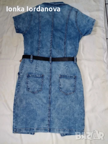 Дънкова рокля, снимка 3 - Рокли - 51205665