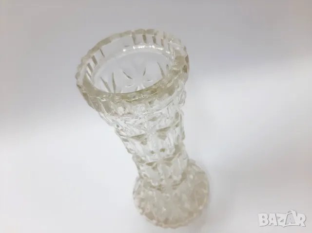 Стара кристална стъклена ваза (2.2), снимка 8 - Антикварни и старинни предмети - 49148960