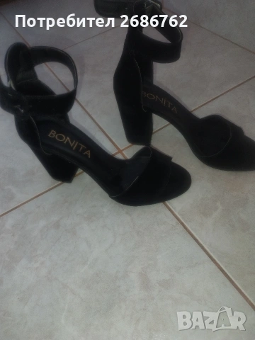 Дамски велурени елегантни сандали размер 36, снимка 7 - Маратонки - 53934076