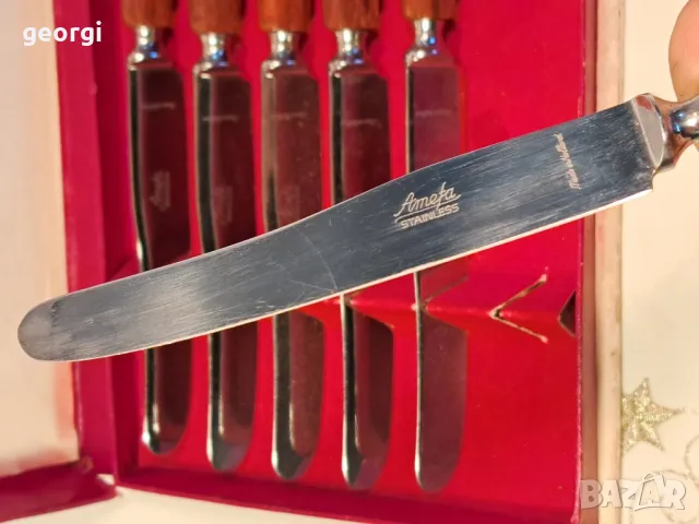 комплект ножове за хранене Amefa 24/5, снимка 6 - Прибори за хранене, готвене и сервиране - 49580014