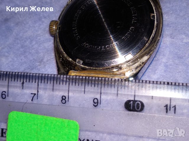 RIVINGTON ELECTRA 23 DATOMATIC МАРКОВ ПОЗЛАТЕН МЕХАНИЧЕН ЧАСОВНИК РАБОТЕЩ ХОНГ КОНГ ШВЕЙЦАРИЯ 37123, снимка 5 - Мъжки - 40197980