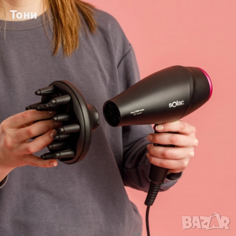 Сешоар Solac Fast 2200 Ionic, снимка 1
