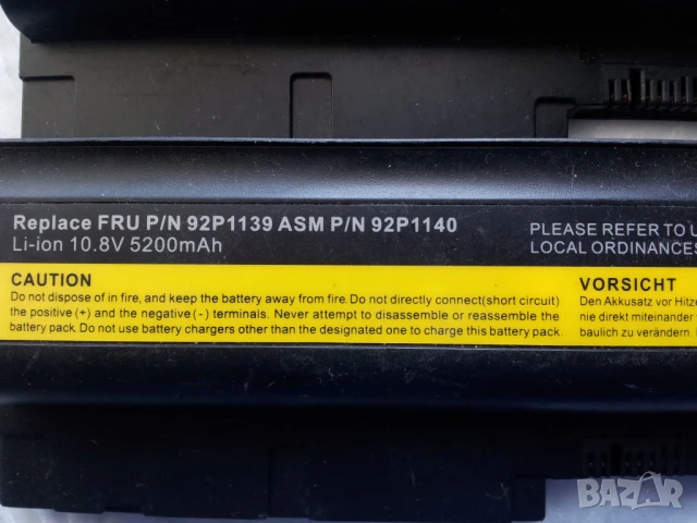 Батерия за лаптоп Lenovo Thinkpad T60, T61, T61P, T500, Z60, Z61, R60, R61, SL300, 40Y6795, 40Y6799,