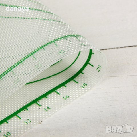 1972 Армирана разграфена подложка за точене и месене 42×29,5 см, снимка 3 - Аксесоари за кухня - 31962941