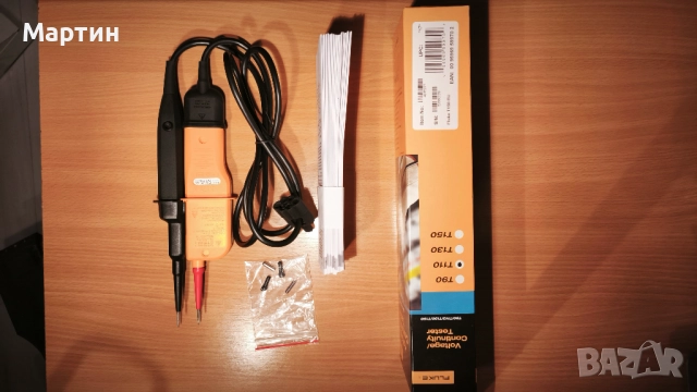 FLUKE T110 Voltage Tester - Тестер за напрежение и проводимост с два полюса и LED индикатори, снимка 5 - Друга електроника - 52965533