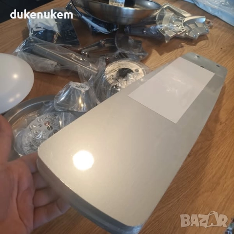 Вентилатор за таван с осветление и дистанционно управление, 132 см, снимка 9 - Вентилатори - 52086128