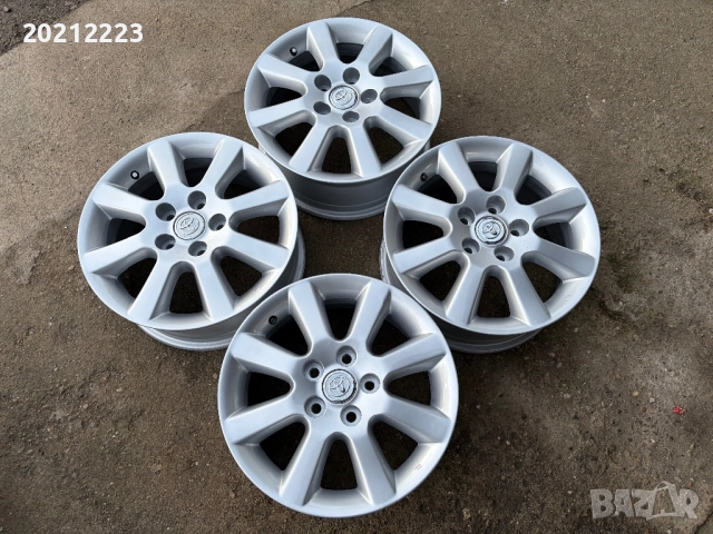 4 броя алуминиеви джанти за Toyota Corolla, Тoyota Corolla Verso,Toyota Auris 16, снимка 5 - Гуми и джанти - 52929256