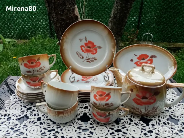 Антикварен сервиз за чай