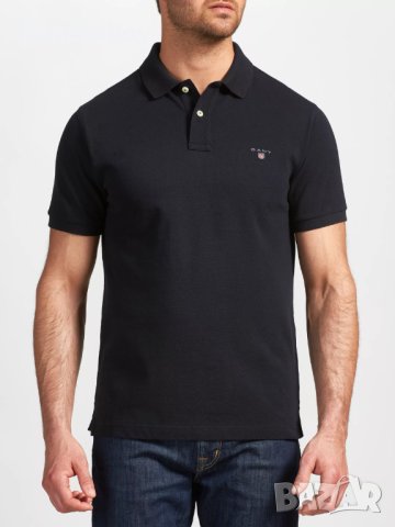 gant polo shirt - страхотна мъжка тениска ХЛ, снимка 1 - Тениски - 42145679
