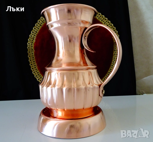 Медна поставка за бутилка,кана,стойка за горещи съдове. , снимка 5 - Антикварни и старинни предмети - 51514867