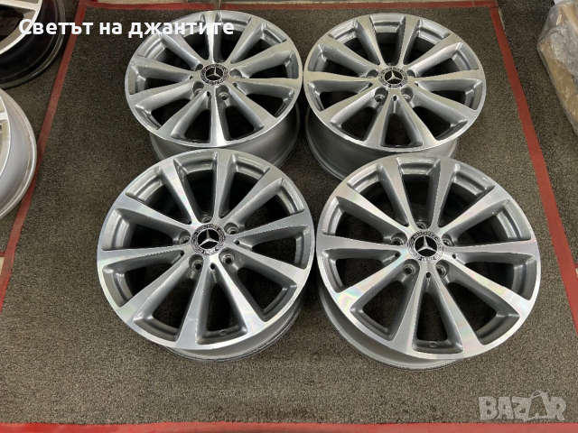 Джанти 17 Цола Mercedes E Klass W211 W212 W213 C Klass W205 W 206 CLA Original , снимка 6 - Гуми и джанти - 53874662