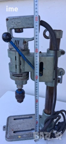 Настолна бормашина НОМЕР 12. 650 обор/мин. 300W. Макс Ф10мм. РАБОТЕЩА. Внос от Германия. , снимка 7 - Бормашини - 50895742