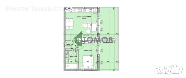 Чудесен двустаен апартамент в нова сграда с Акт 14 в кв. Самара 3 , снимка 4 - Апартаменти - 54050815