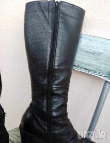 Ботуши естествена кожа 37 номер, снимка 2 - Дамски ботуши - 27331685