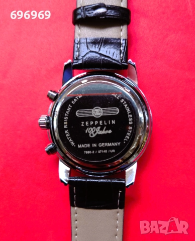 Мъжки бизнес часовник Zeppelin 100 Jahre Zeppelin 7680-2, снимка 3 - Мъжки - 52006491