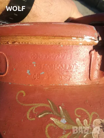 Немски алуминиев изрисуван гюм 40литра, снимка 5 - Антикварни и старинни предмети - 47917761