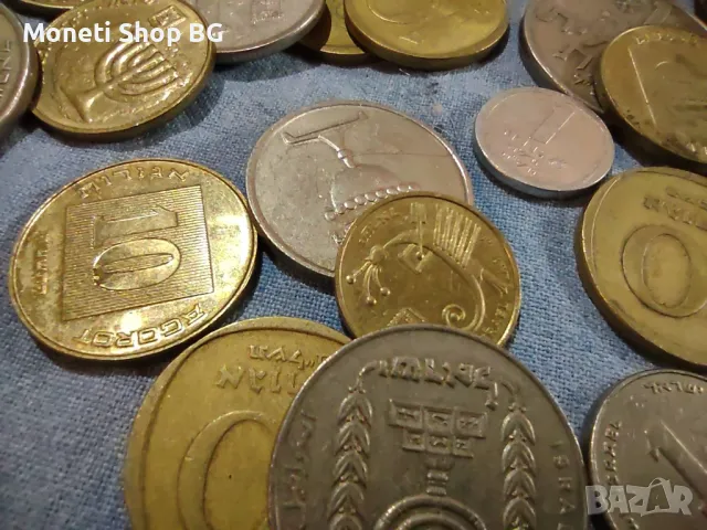 70 броя монети от Израел , снимка 5 - Нумизматика и бонистика - 48907736
