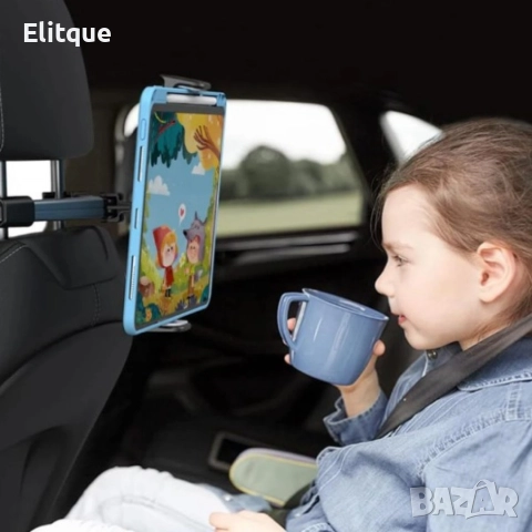 Стойка за телефон или таблет за автомобилна седалка – 360° въртене